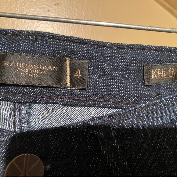 Khloe Kardashian Curvy Slim Boot dark jeans, 4 Tall - Picture 4 of 7
